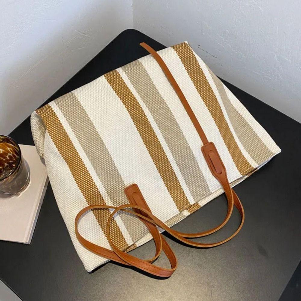 Eco-friendly Canvas Cloth Bags Lightweight Tote Bag Durable Shoulder Bag Female Use