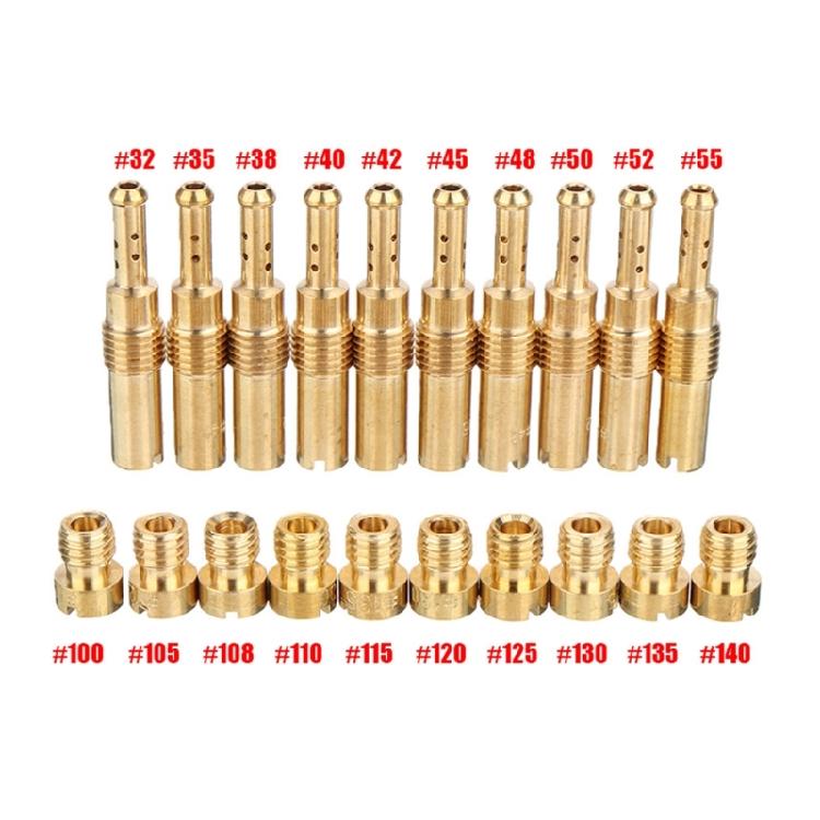 20 Pcs Carburetor Main Jets Kit Jets Kits Achieve Smooth & Powerful Performances