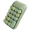 2.4G 18 Key Wireless Mechanical Numeric Keypad Notebook Desktop Computer AccessoryGreen