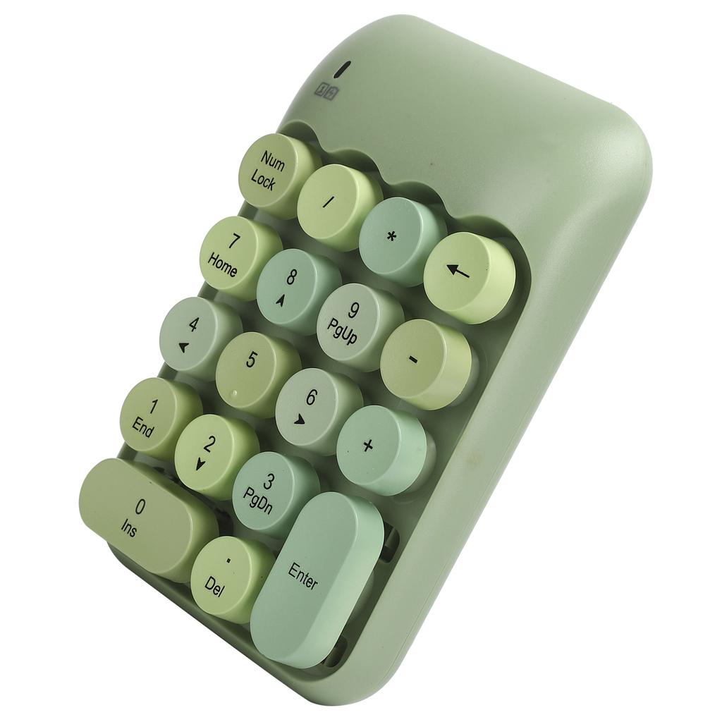 2.4G 18 Key Wireless Mechanical Numeric Keypad Notebook Desktop Computer AccessoryGreen
