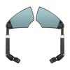 1 Pezzo Specchietto Retrovisore per Bicicletta Specchietto Retrovisore Grandangolare a 360 Gradi per Ciclismo su Strada e Mountain Bike Altezza Regolabile