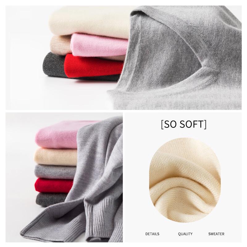 Hengyuanxiang Women's Anti-static Wool Sweater