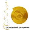 1pc Swirling Wind Hanging Decor Spiral Glitter Ornament Birthday Wedding Ceiling Wall Dangling Decoration
