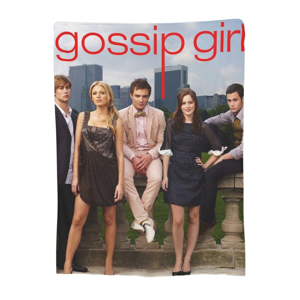 Couverture Gossip Girl Plaid Polaire Jeté de Canapé Couvertures Jetées Multifonctions pour Maison Chambre Extérieur Couvre-lit Couette