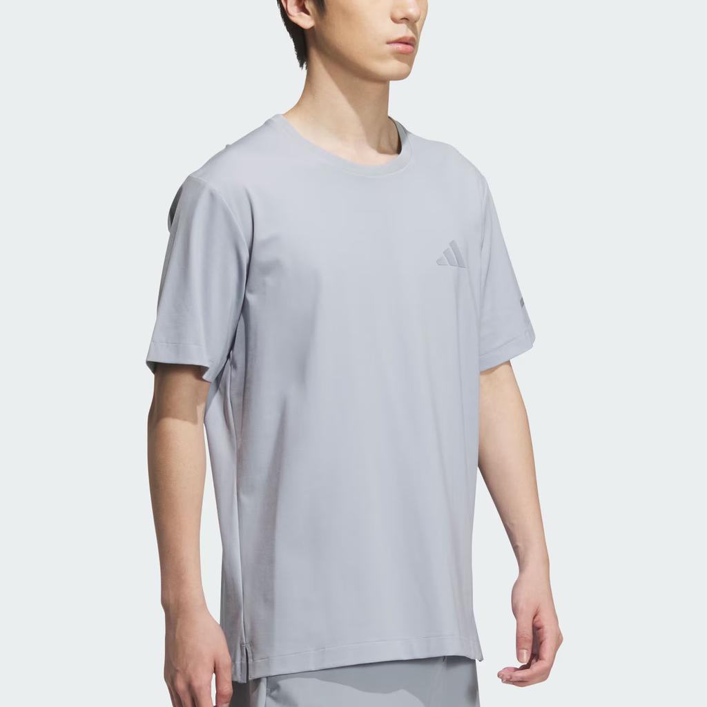 Adidas Sportswear Simple Comfortable Crew Neck Short Sleeve T-Shirt Men Tops Silver Gray JL6049