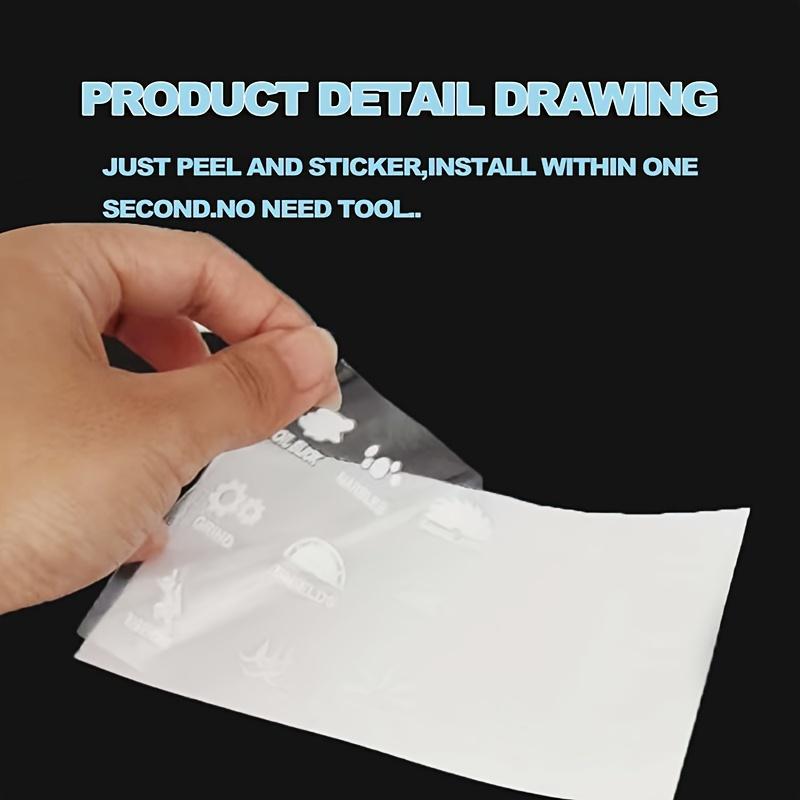 

1 шт. Виниловая наклейка на автомобиль, Новые неиспользованные наклейки на кнопки, Самоклеящиеся наклейки для интерьера автомобиля с алфавитной печатью, Одноразовые, Неправильной формы