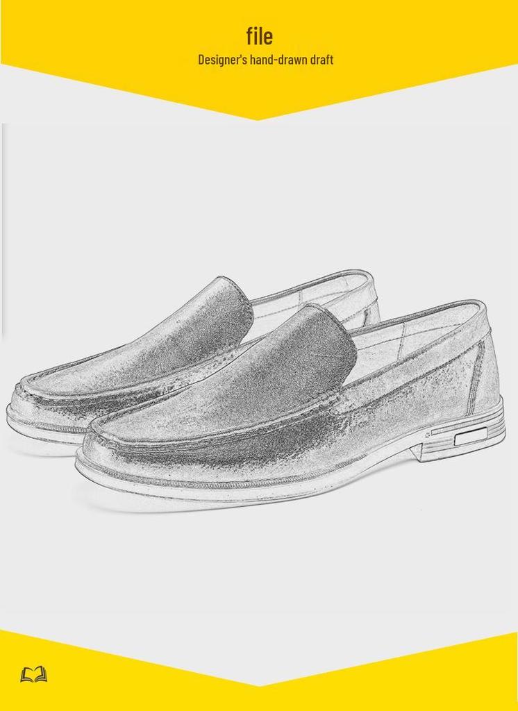 Men's Plus Size Summer Cowhide Casual Loafers - Slip-On Leather Driving Shoes