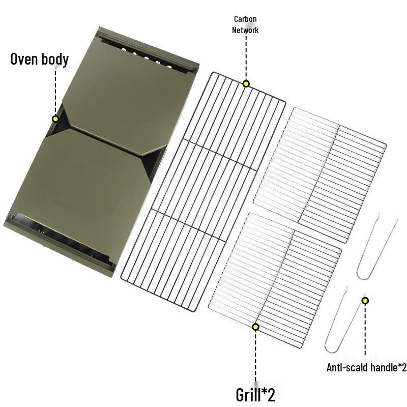 Portable Folding Charcoal BBQ Grill