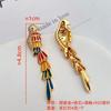 Creative And Cute Parrot Bird Colored Glazed Stud Earrings, Unique Personality Zircon Earrings, Light Luxury Fashion Trend Earrings