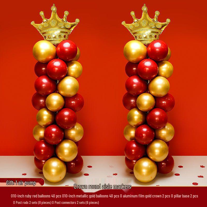 

Festive Wedding Balloon Arch Decoration for Doorways and Aisle Markers