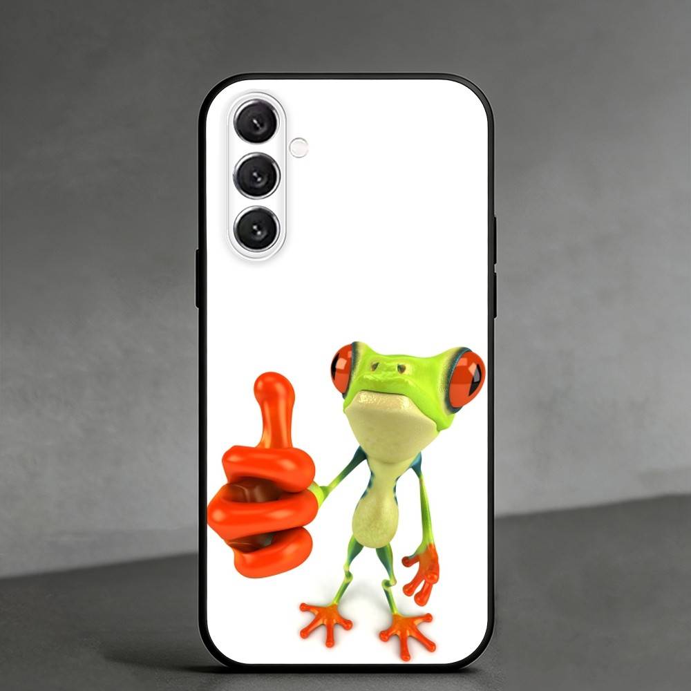 A-Abstract A-art F-frog Phone Case For Samsung Galaxy A91,80,73,72 ,71,53,52,32 ,31,22,21s,20,Soft Black Case