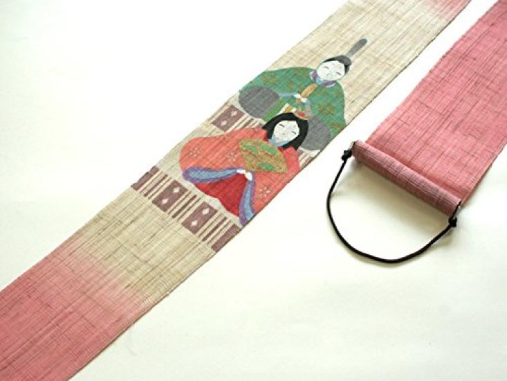 Thin tapestry Hina tapestry Hanging scroll Spring Hinamatsuri Hand-painted