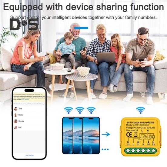 

Wi-Fi Zigbee Шторы Жалюзи Модуль Переключатель Функция Таймера Приложение Голосовое Управление Рольставни Мотор Занавеса Интеллектуальный Переключатель Домашняя Автоматизация жёлтый