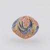 Vintage Enamel Floral Ring Elegant Wild Duck Ring Aesthetic Finger Jewelry  Girls