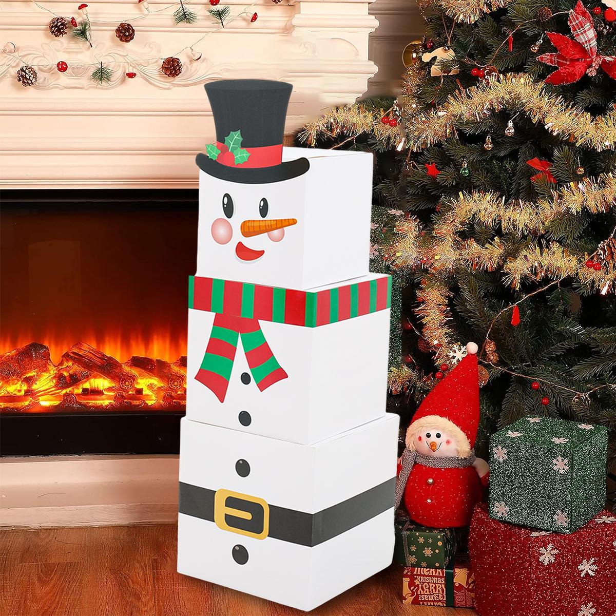 

Christmas Reindeer Stacking Box Christmas Decoration for Home 2024 Xmas Party Decors Ornaments Navidad Natal New Year Gifts 2025