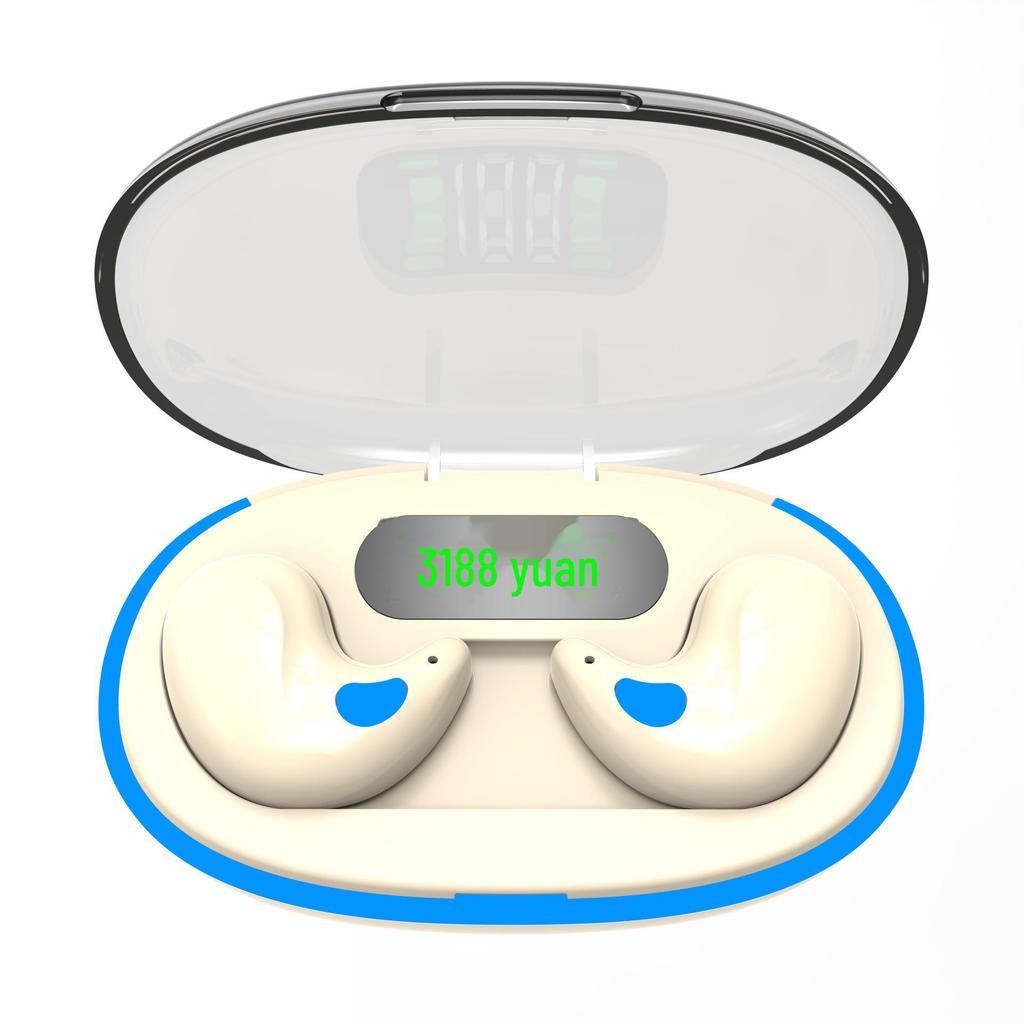 MD538 Wireless Bluetooth 5.3 Headset: Dual-Ear, Noise Reduction, Comfortable for Sleep & Calls