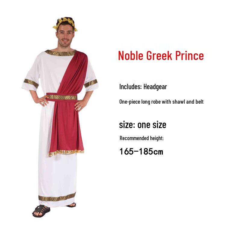 Medieval Spartan Warrior & Roman Senator Costume for Adults