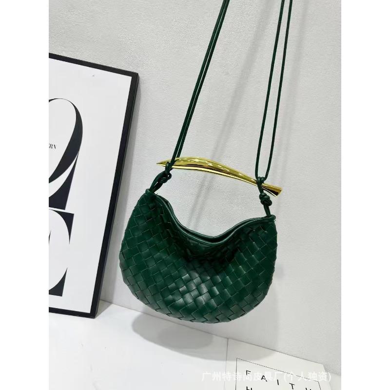 New Niche Sardines Handwoven Bag Hand-carried Dumpling Bag Casual Versatile Portable Shoulder Messenger Bag