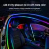 Sound-Activated LED Car Interior Ambient Light with Door Frame