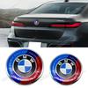 7 szt. Dla BMW Model Złączny Emblemat Logo na Maskę Przód 82 mm + Odznaka Tył 74 mm + Kołpak Koła 56/68 mm + Naklejka na Kierownicę 45 mm do Wszystkich BMW
