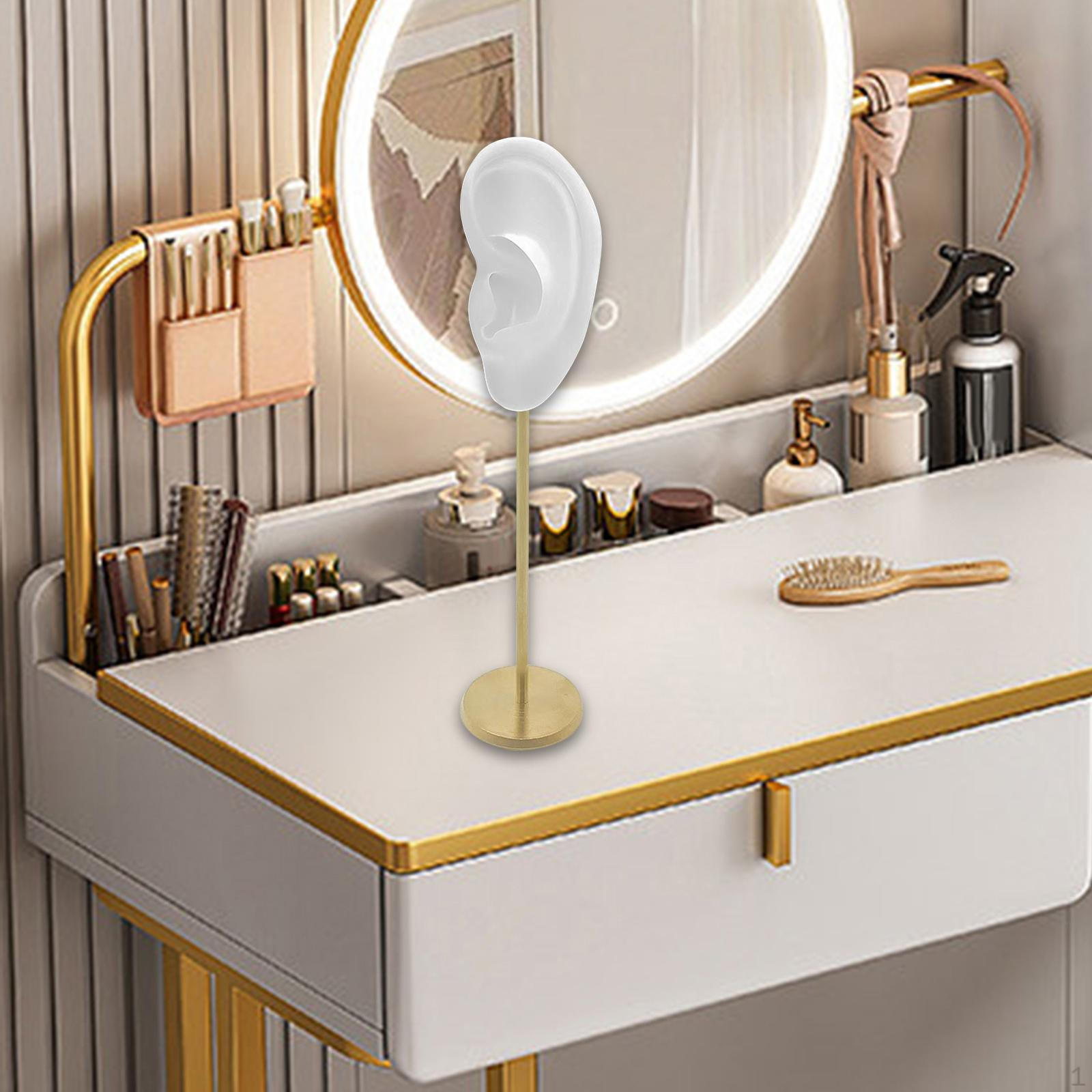 

Держатель для сережек, органайзер для сережек, ювелирные изделия-гвоздики для модели человеческого уха Left Translucent