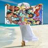 Princesses Colorful Costumes Towel Large Quick-Drying Microfiber soft S-Square Pants-s Beach Towel for Travel Fitness Bathing Camping. 0730s118