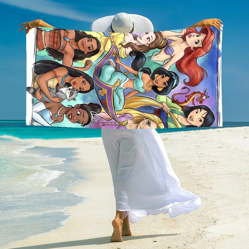 Princesses Colorful Costumes Towel Large Quick-Drying Microfiber soft S-Square Pants-s Beach Towel for Travel Fitness Bathing Camping. 0730s118