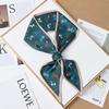 Korean Fashion Silk Scarf: Versatile Women's Neck Decoration for Spring & Autumn