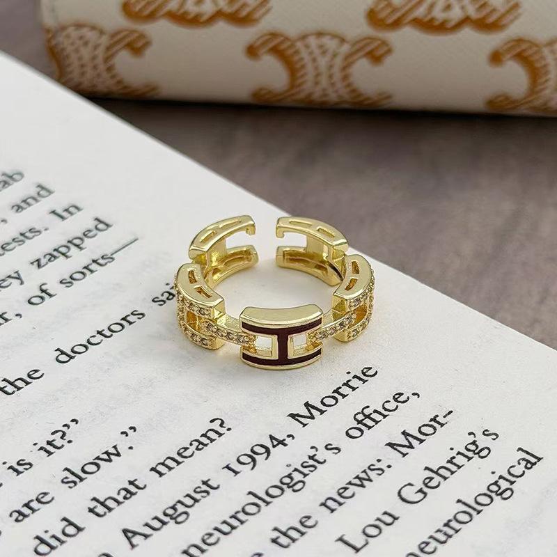 Δαχτυλίδι Στυλό Ζιρ***** με Κόκκινη Σταγόνα Λαδιού Άγκυρας Πρωτοχρονιάς Τυχερό Ρετρό Ελαφριά Πολυτέλεια Νότα Νίκης Δαχτυλίδι Δείκτη Γυναικείο