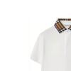 Burberry T Shirt Kids' Apparel Check Collar Cotton Polo Shirt White Kids' 80731601