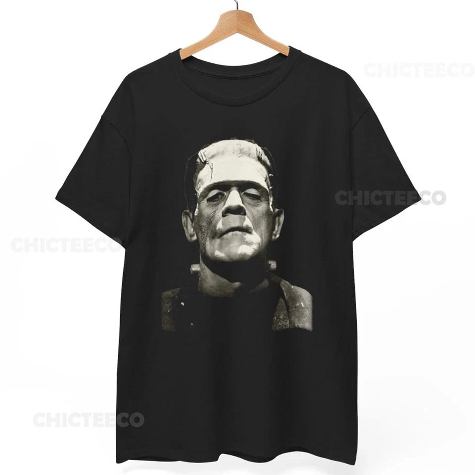 Frankenstein & Bride Couple Shirt Halloween Horror Goth Classic Unisex Tee S
