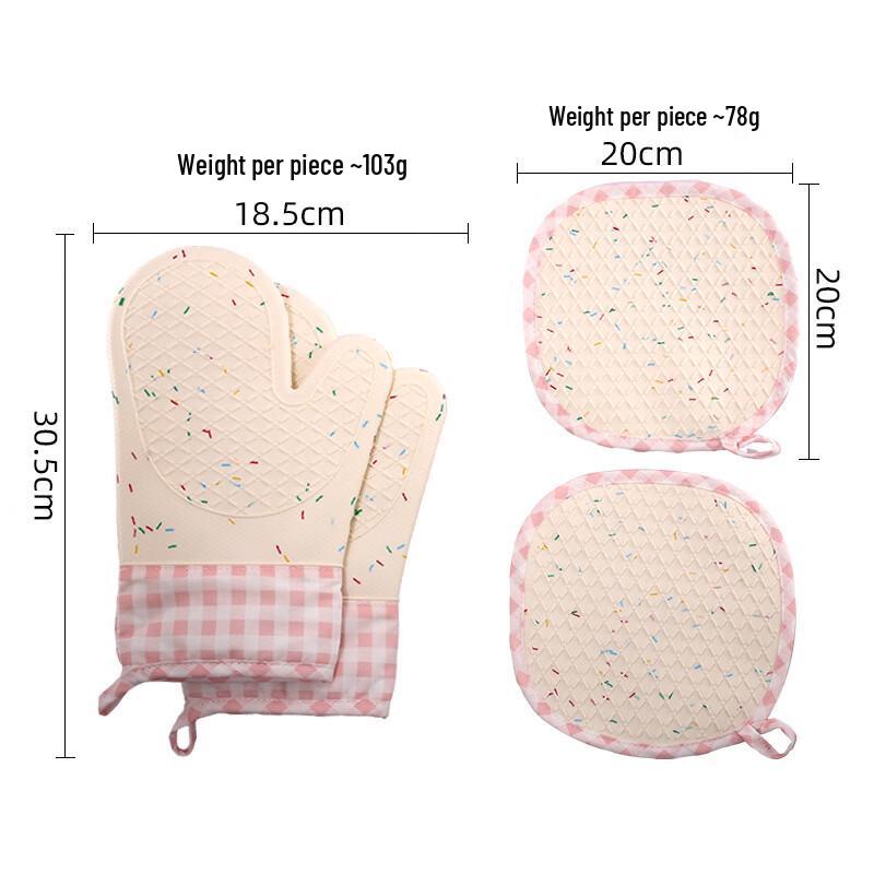 MDNG Heat Resistant Silicone Oven Mitt