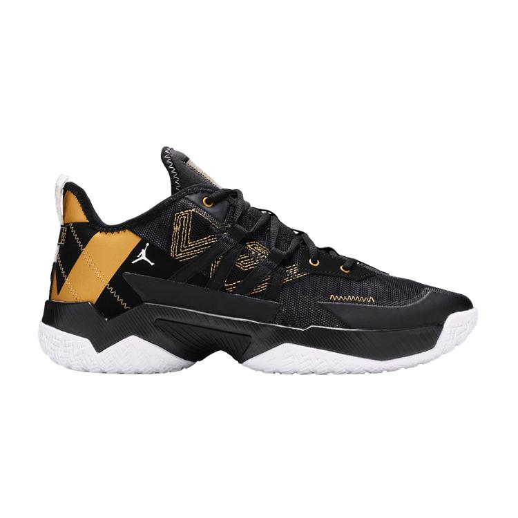 Air Jordan One Take 2 PF  Black Metallic Gold  45