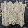 Hollow Flower Lace Fishbone Shapewear Slim Fit Lace-up Corset Underwear for Women  Women