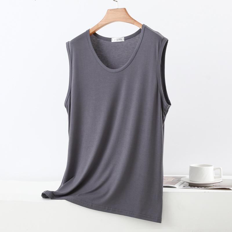 Modal Women's Sleeveless Pajama Top - Lightweight, Casual, Plus Size for Spring/Summer