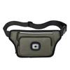 Crossbody bag with light Multifunctional lighting Breast bag Outdoor leisure cycling Sports large-capacity sports fanny pack