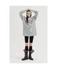 LUCKY CHOUETTE Print Point Long Length Long-Sleeved T-Shirt (Melange Gray) Lftas25190Gym