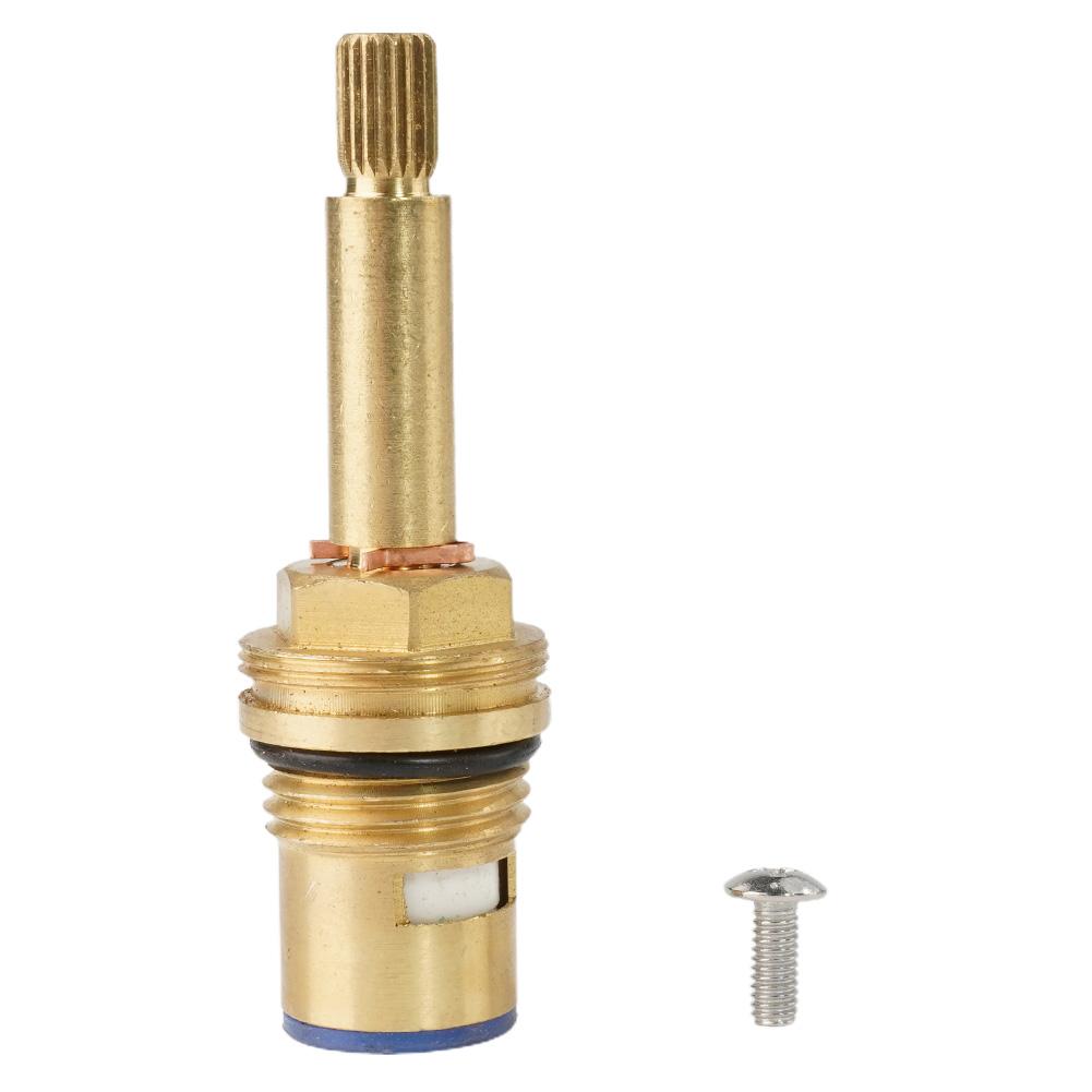Practical High Quality Tap Valve Cartridge Quarter Insert Connector Long Stem Replacement Shower Bath Turn Flow