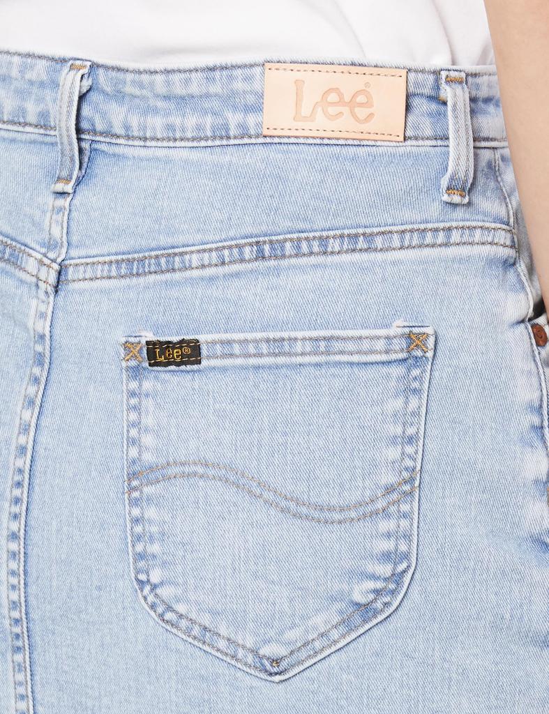 Lee Stretch Denim Lang Hell LL2725 Damenrock, Blau,