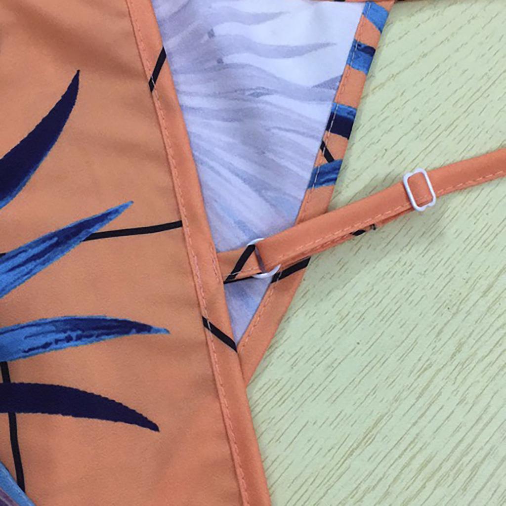 Καλοκαιρινό Γυναικείο Φόρεμα Μίνι Bodycon με Βαθύ V και Φλοράλ Φύλλα, Γυναικείο με Λεπτές Τιράντες, Μποέμ Παραλιακό, Ζώνη με Φιόγκο