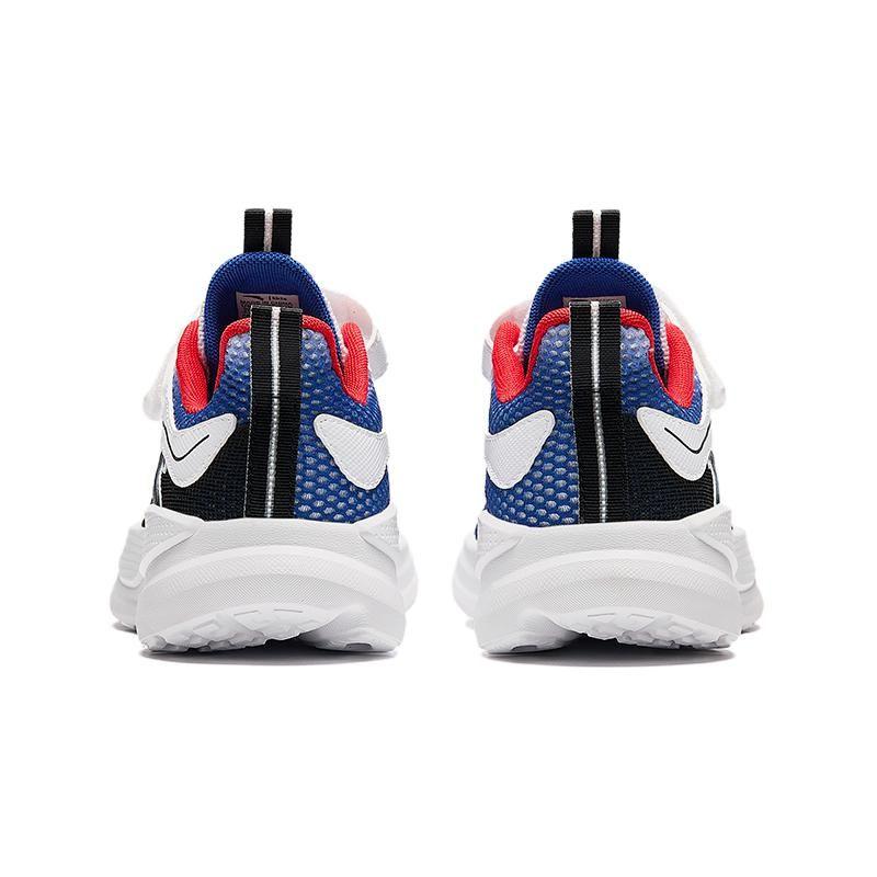 Anta Comfortable Simple Shock Absorbing Durable Low Top Kids Running Shoes Kids Running Shoes White Blue Red A312425513-4