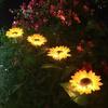 Solar-Gartenlicht, Wasserdichtes Automatisches Ein/Aus-Design, Sonnenblumenförmige Gartenlampen für Hof Terrasse