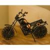 Motorcycle Gifts for Men Unique, Birthday Gifts for Men & Women Riders, Vintage Home Office Decor, Scrap Metal Motorcycle Art