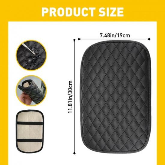 Universal Car Auto Armrest Pad Cover Center Console Box Cushion Mat Protector