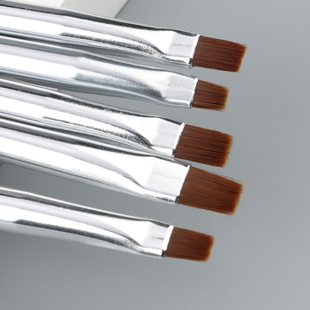 5 Pcs Dental Resin Brush Pens Dental Shaping Silicone Adhesive Composite Porcelain Teeth Dentist Tools Dentistry Lab Tool