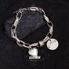 Fashionable Retro Bear Diamond Bracelet - Women's Unique High-End Charm