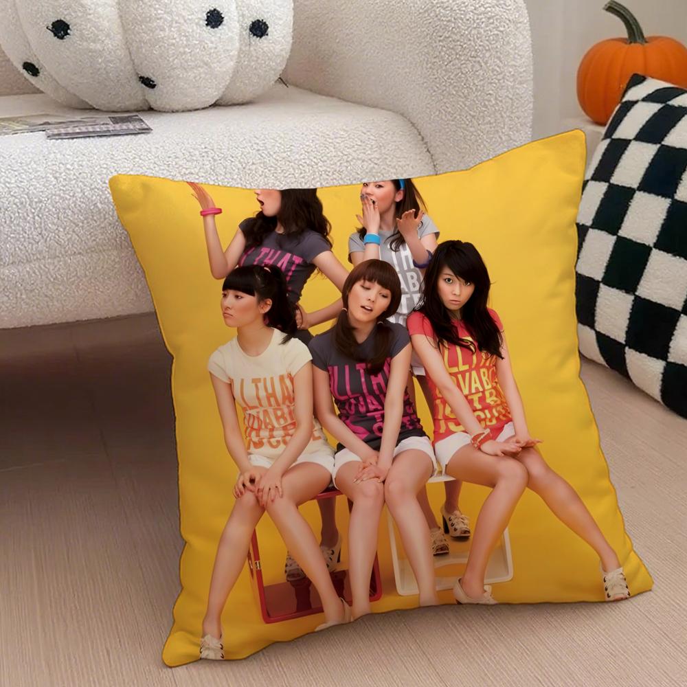 Girlgroup Retro Wg W-Wondergirls Cushion Cover Throw Pillow Cover Hidden Button Durable Polyester Chair Cushion