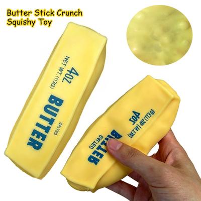Butter Stick Crunch Squishy Fidget Toys Building Block Filling No Rebound Squeeze Toy Adults Sensory Stress Relief Fidget Toys