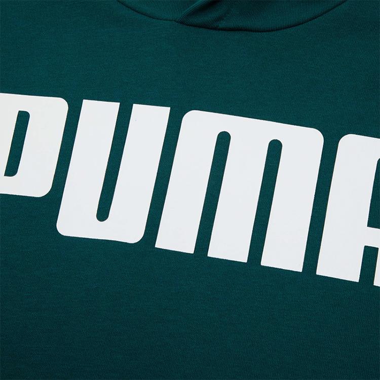 Puma Minimalistická ležérní mikina Pánské topy Zelená 671261-24