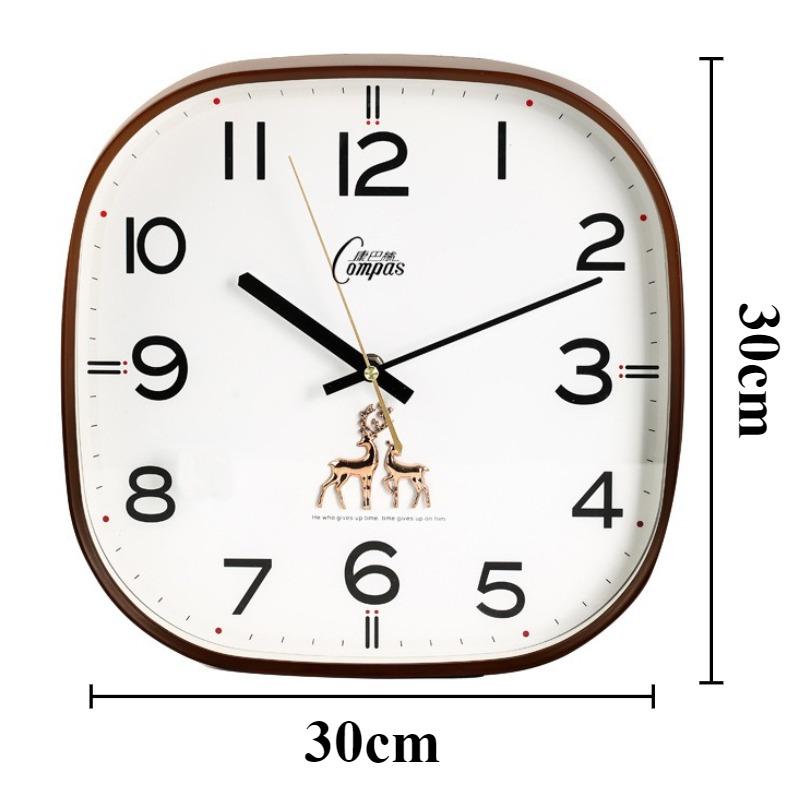 

Silent Wall Clock Modern Square Shape Wall Clock Nordic Luxury Simple Hanging Clocks Bedroom Aesthetic Decoration Accessories